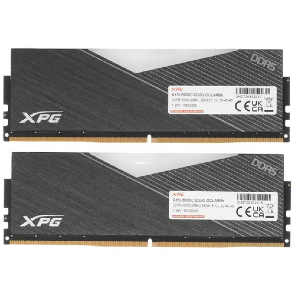 ОЗУ ADATA XPG Lancer RGB AX5U6000C3032G-DCLARBK DIMM, DDR5, 64 Гб (2 х 32 Гб), 6000 МГц - миниатюра 3