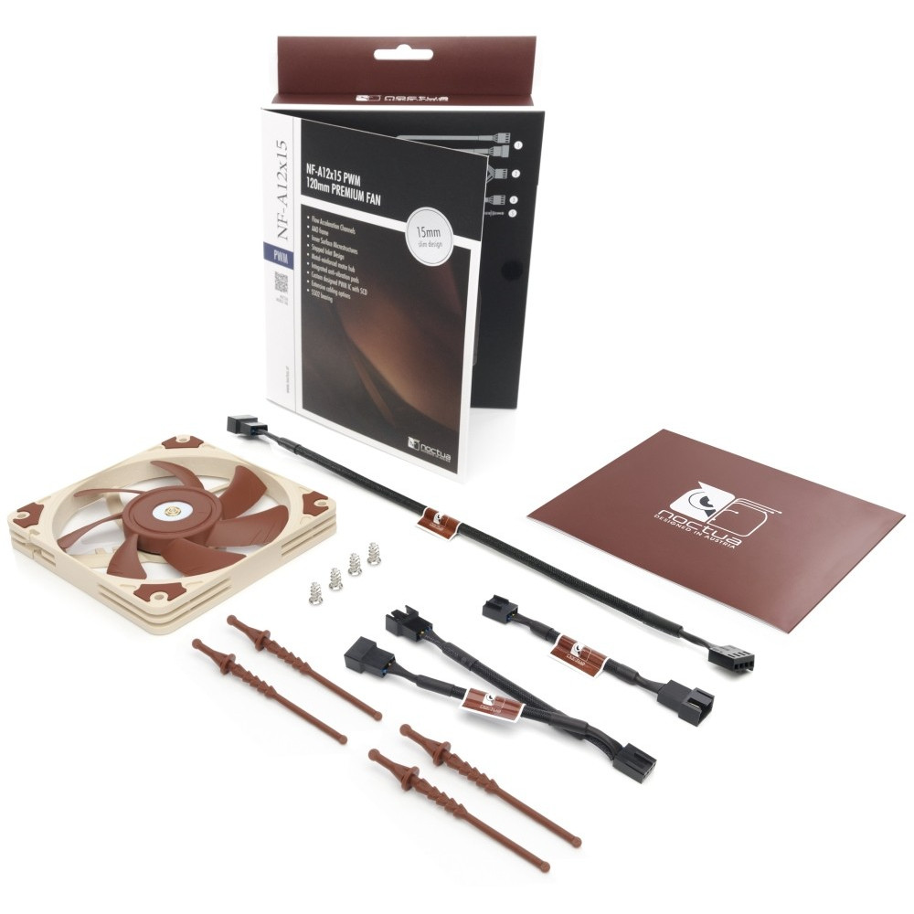 Система охлаждения Noctua NF-A12x15 PWM - миниатюра 4