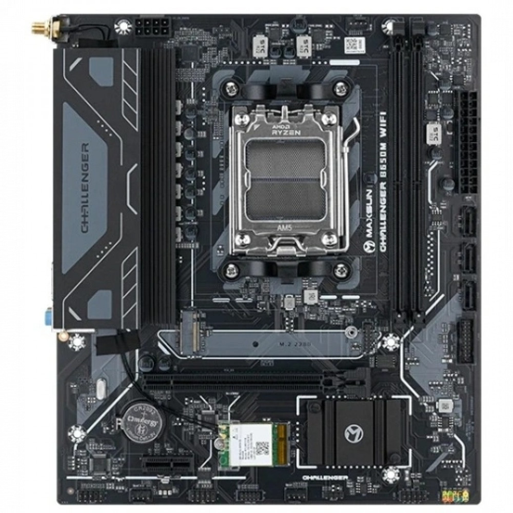 Материнская плата Maxsun MS-Challenger B650M WIFI V2 Micro-ATX, AMD AM5 — фото товара