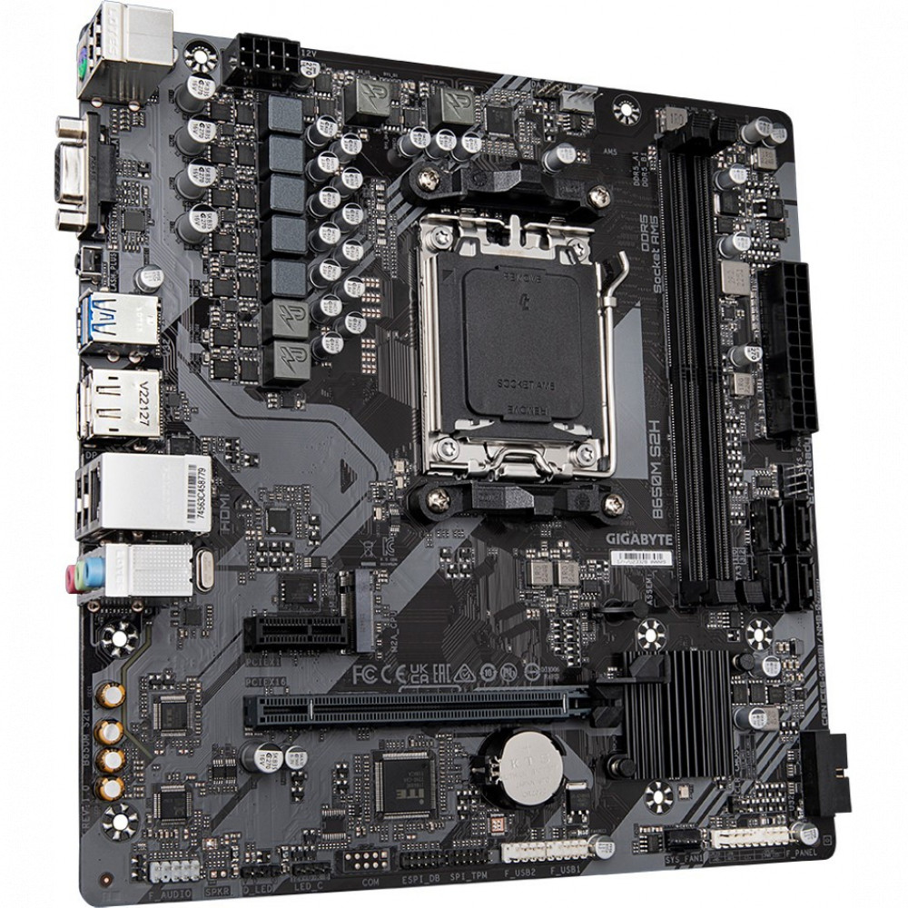 Материнская плата Gigabyte B650M S2H Micro-ATX, AMD AM5 — фото товара