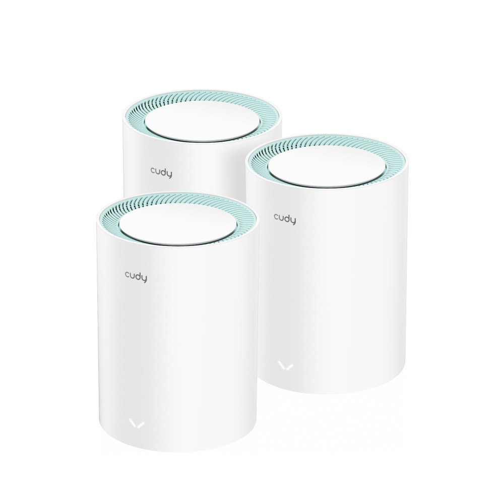 Маршрутизатор для дома CUDY Wi-Fi система AC1200 M1300(3-Pack) - миниатюра 2