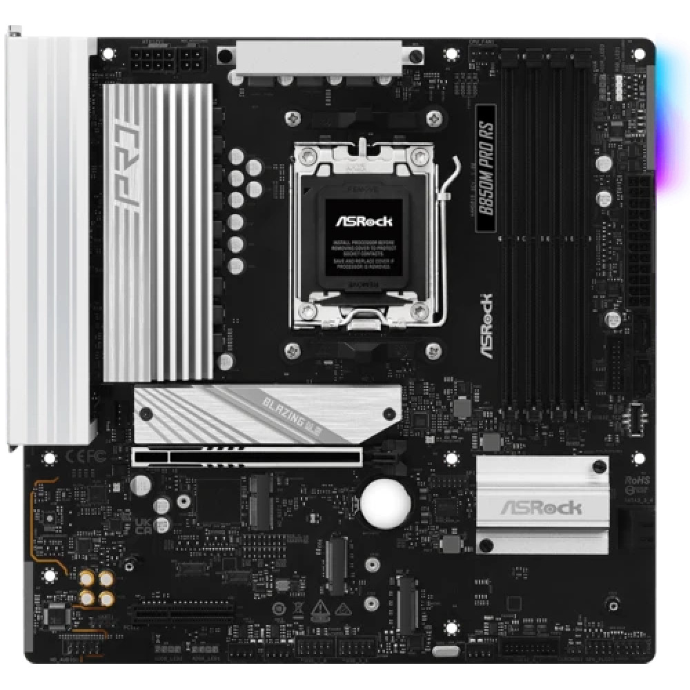Материнская плата ASRock B850M PRO RS Micro-ATX, AMD AM5 — фото товара