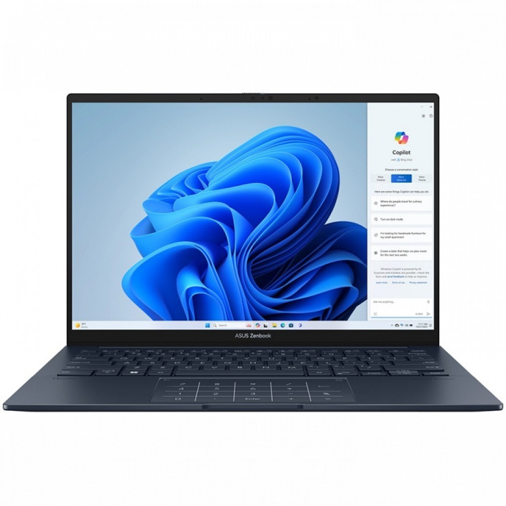 Ноутбук Asus Zenbook 14 UX3405CA-ST1341 90NB14W1-M01ZA0 14 ", WQXGA+ 2880x1800 (16:10), Intel, Core Ultra 9, 32 Гб, 1 ТБ, Intel Arc Graphics — фото товара