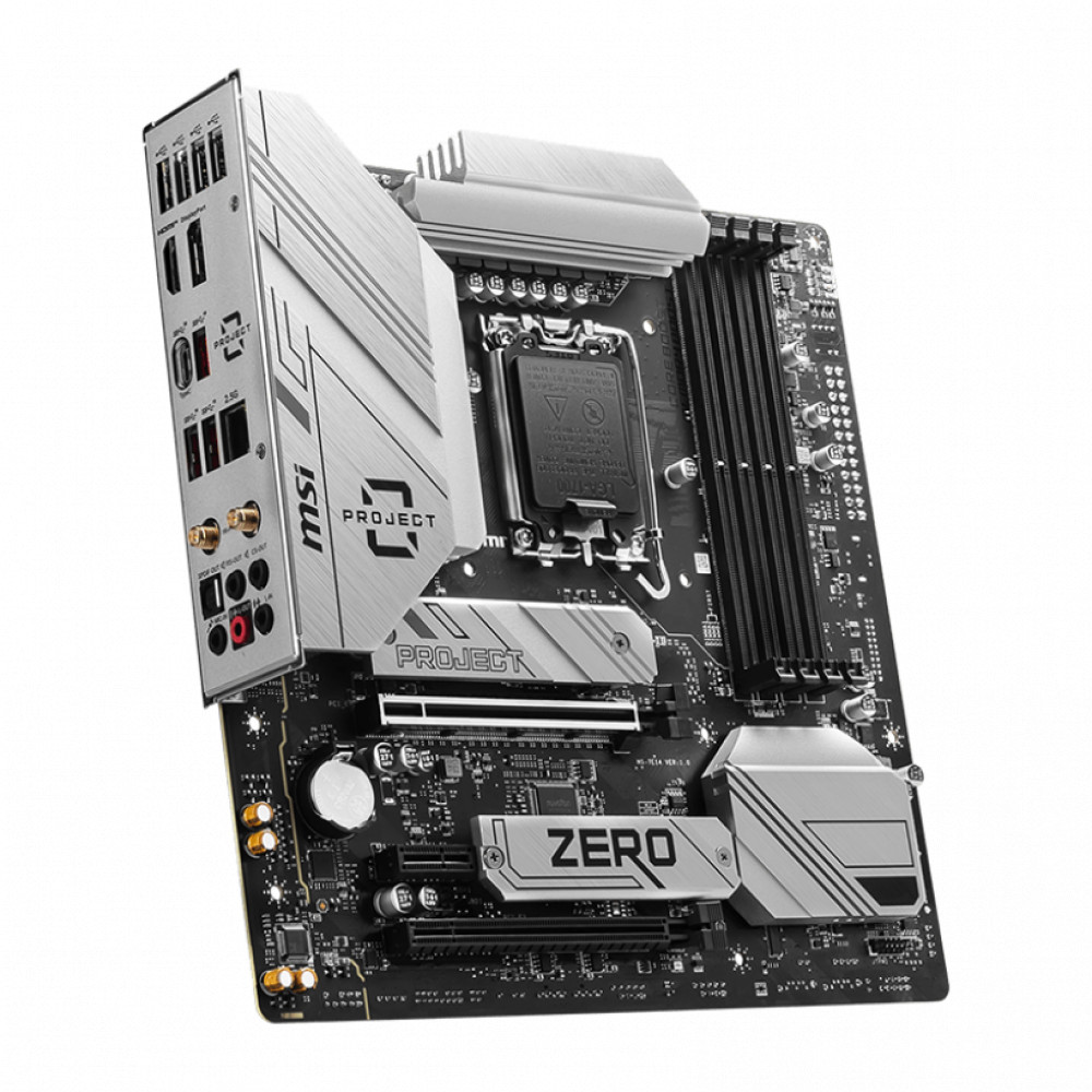 Материнская плата MSI B760M PROJECT ZERO Micro-ATX, LGA 1700 - миниатюра 2