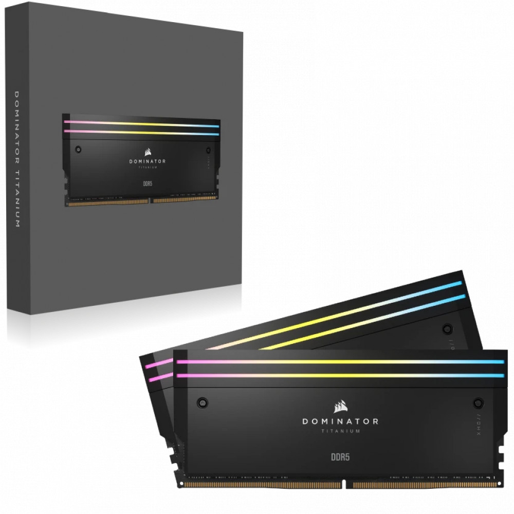ОЗУ Corsair Dominator Titanium RGB CMP32GX5M2X7200C34 DIMM, DDR5, 32 Гб (2 х 16 Гб), 7200 МГц - миниатюра 4