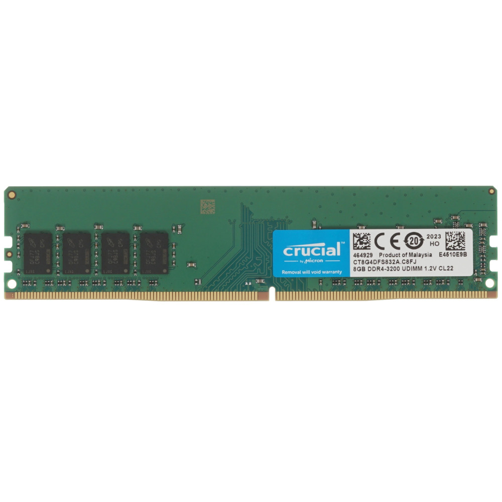 ОЗУ Crucial CT8G4DFS832A DIMM, DDR4, 8 Гб, 3200 МГц — фото товара