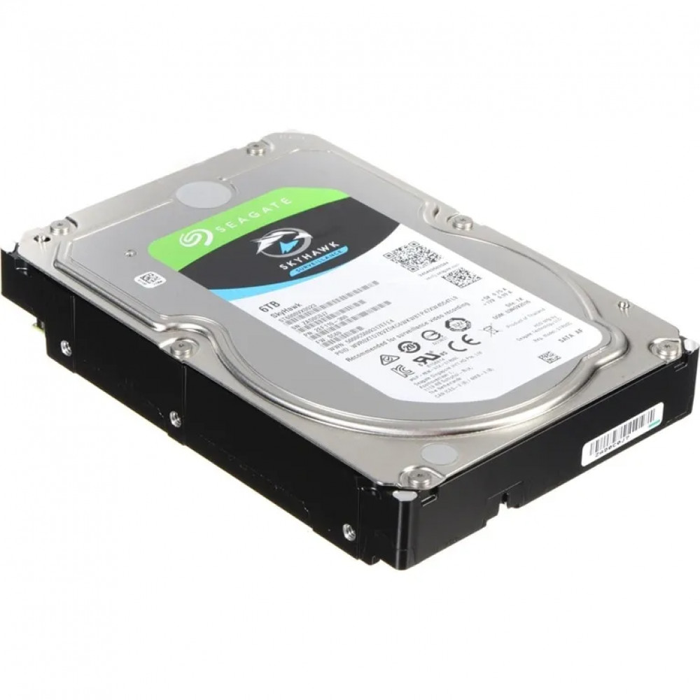 Жесткий диск Seagate SkyHawk Surveillance ST6000VX009 HDD (классические), 6 ТБ, 3.5 дюйма, SATA — фото товара