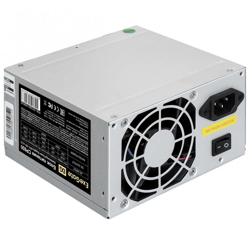 Блок питания ExeGate CP650 EX292145RUS-PC 650 Вт - миниатюра 2