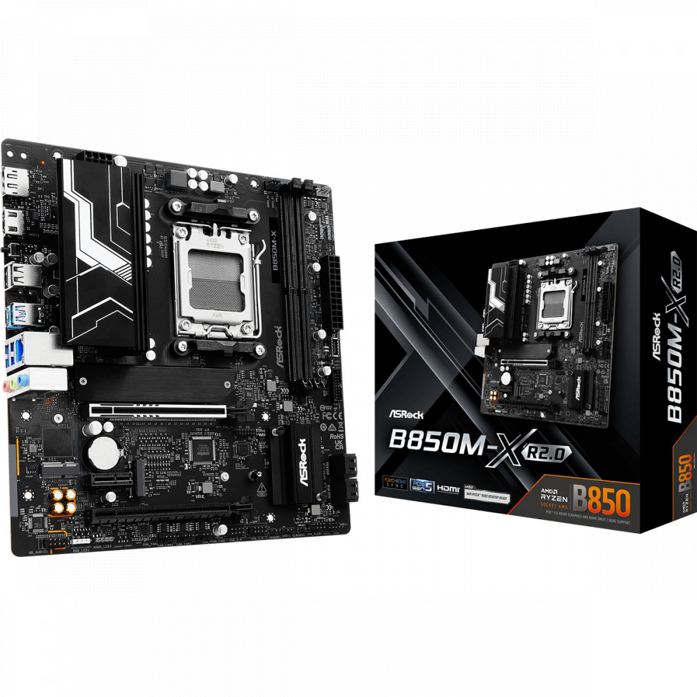 Материнская плата ASRock B850M-X R2.0 Micro-ATX, AMD AM5 - миниатюра 5