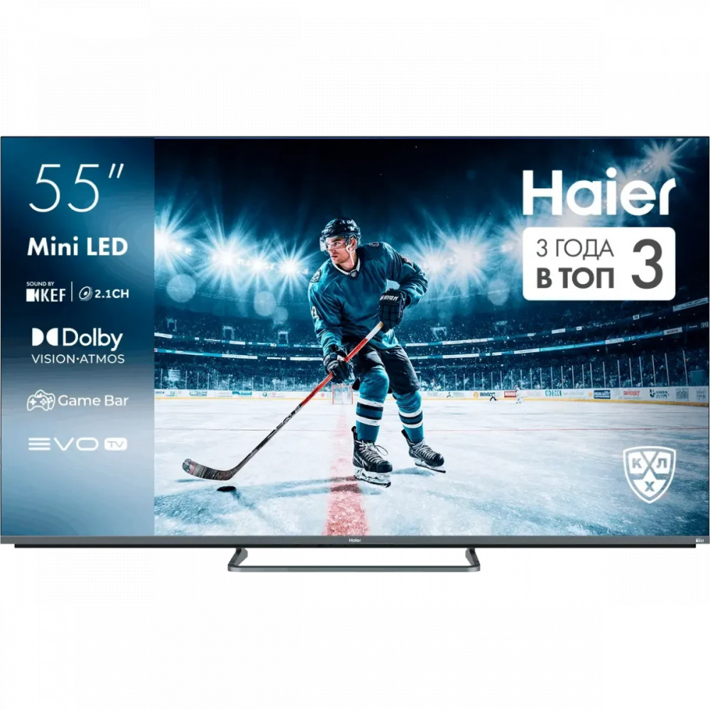 Телевизор Haier DH1ZH0D00RU 55 ", Smart TV, Серебро — фото товара