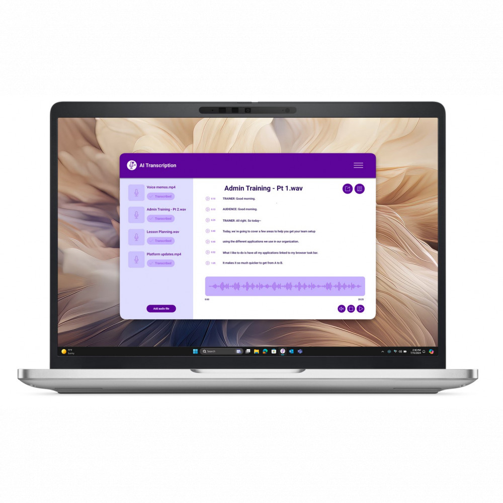 Ноутбук Dell Pro 13 Plus PB13250 210-BPKT 13.3 ", WUXGA 1920x1200 (16:10), Intel, Core Ultra 7, 32 Гб, 512 ГБ, Intel Arc Graphics, Windows 11 Pro — фото товара