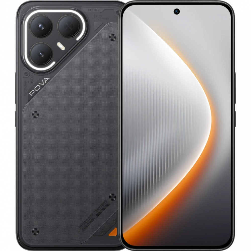 Смартфон TECNO Pova 7 Pro 8/256Gb Geek Black LJ8 256+8 GEEK BLACK 256 Гб, 8 Гб — фото товара