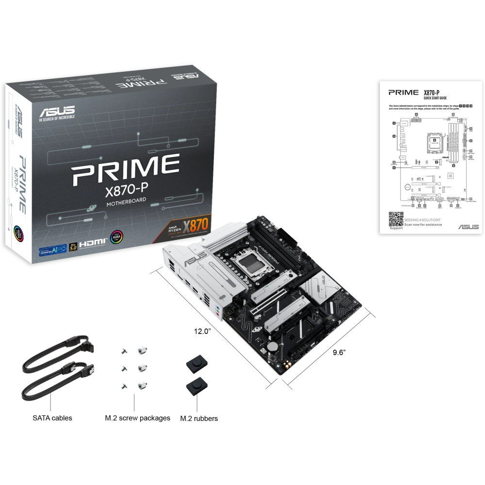 Материнская плата Asus ASUS PRIME X870-P 90MB1IT0-M0EAY0 ATX, AMD AM5 - миниатюра 9