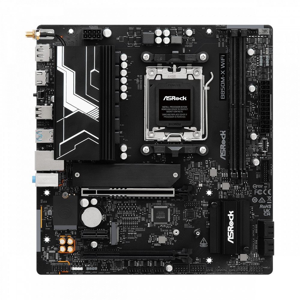 Материнская плата ASRock B850M-X WIFI R2.0 Micro-ATX, AMD AM5 — фото товара