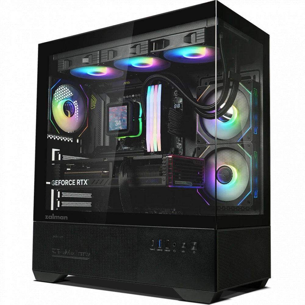 Корпус Zalman Chronix Black Mid-Tower - миниатюра 4