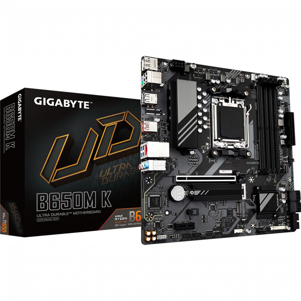 Материнская плата Gigabyte B650M K Micro-ATX, AMD AM5 - миниатюра 5