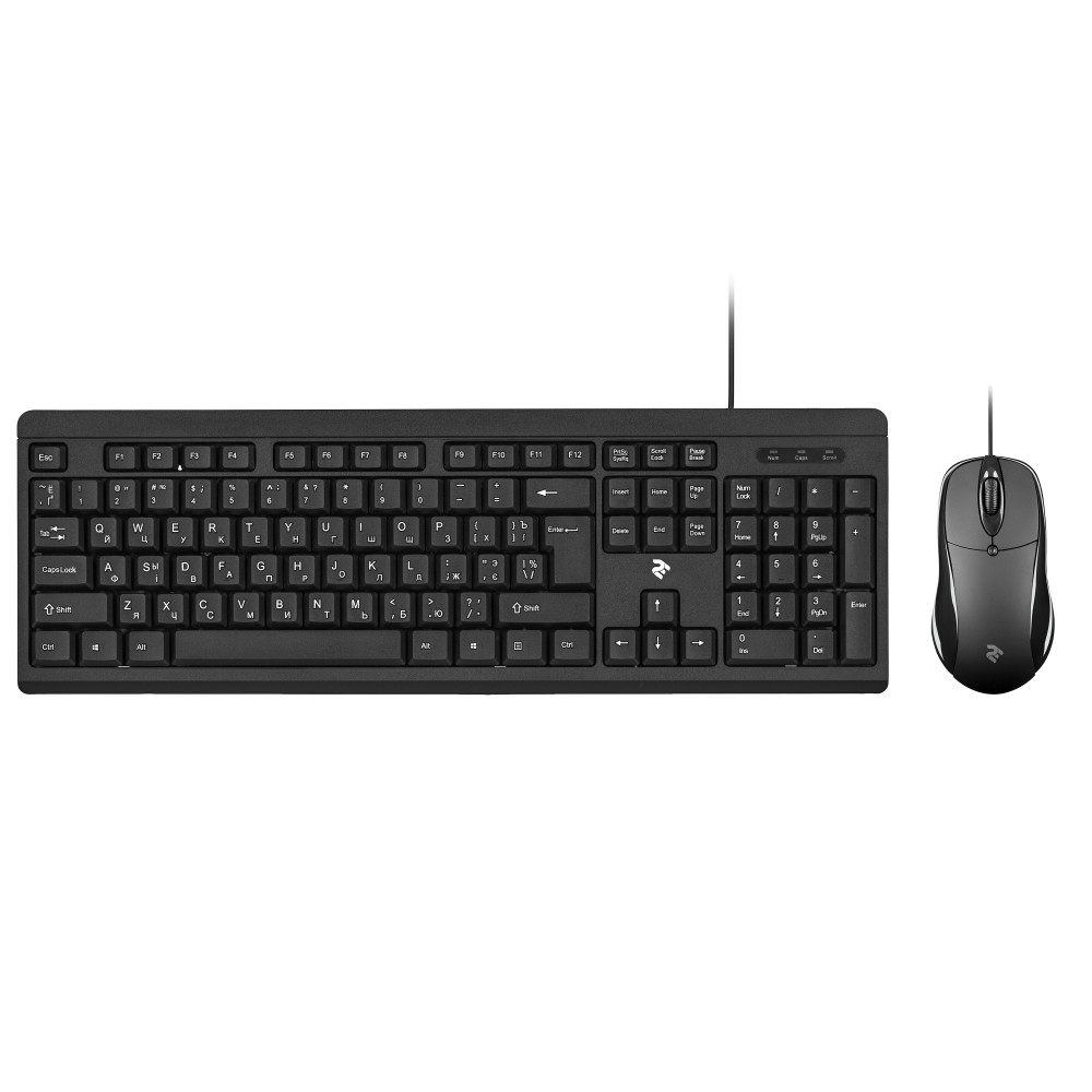 Клавиатура + мышь 2E MK401 USB Black 2E-MK401UB — фото товара
