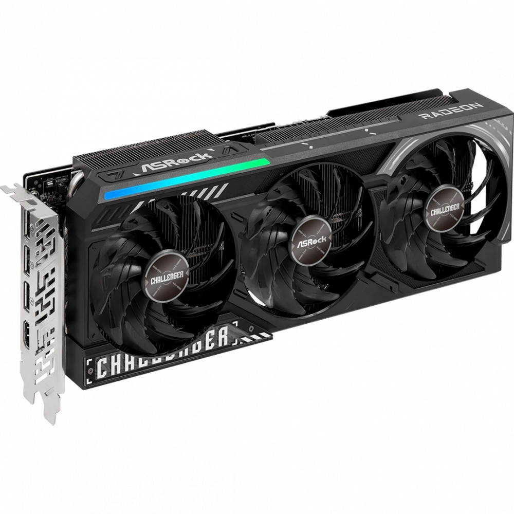Видеокарта ASRock AMD Radeon RX 9070 XT Challenger RX9070XT CL 16G 16 ГБ — фото товара