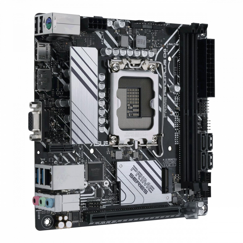 Материнская плата Asus PRIME H610I-PLUS D4-CSM Mini-ITX, LGA 1700 - миниатюра 2