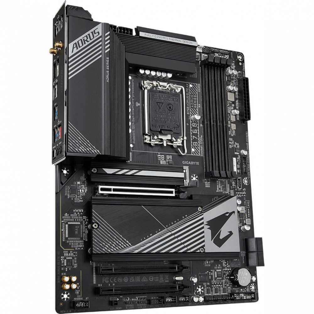 Материнская плата Gigabyte B760 AORUS ELITE AX ATX, LGA 1700 — фото товара