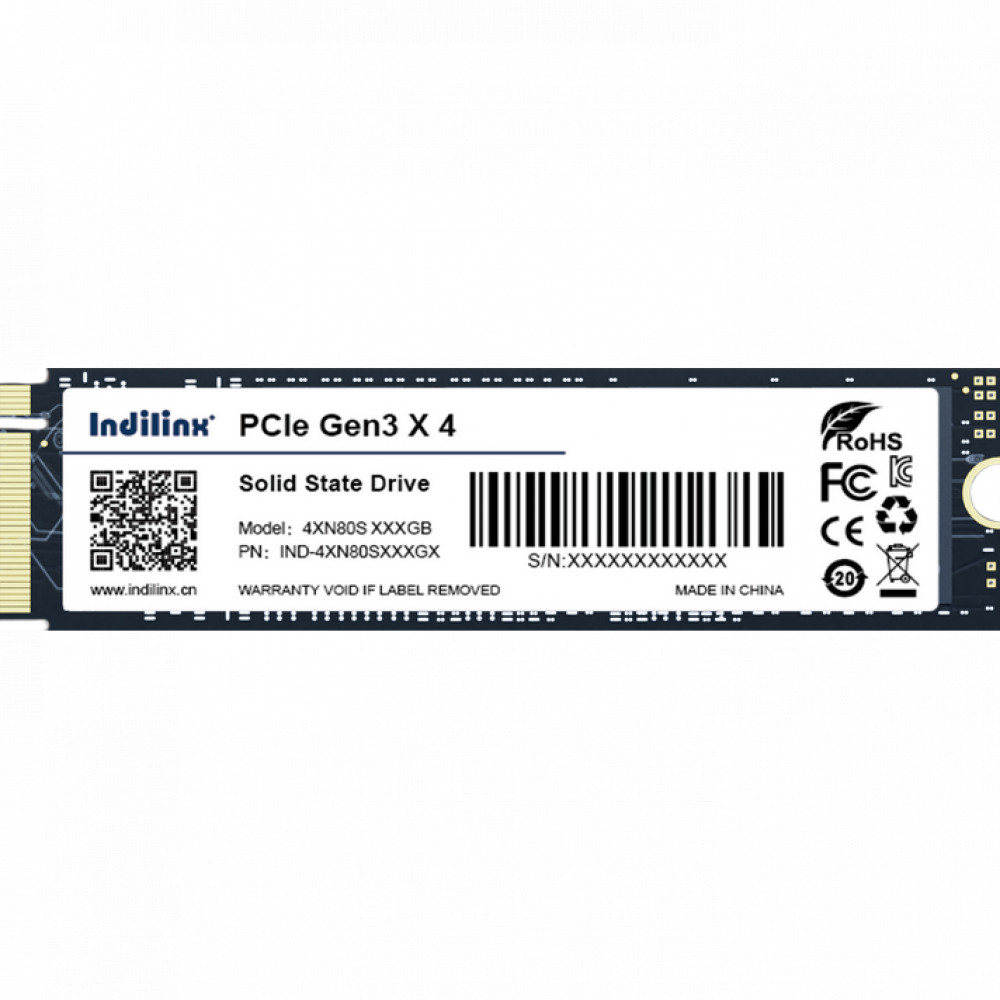 Жесткий диск Indilinx IND-4XN80S001TX SSD (твердотельные), 1 ТБ, M.2, PCIe — фото товара