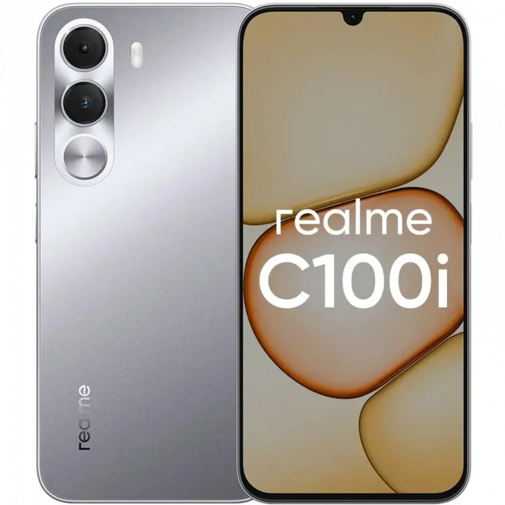 Смартфон REALME RMX5377 C100i 4+128 серебристый 128 Гб, 4 Гб — фото товара