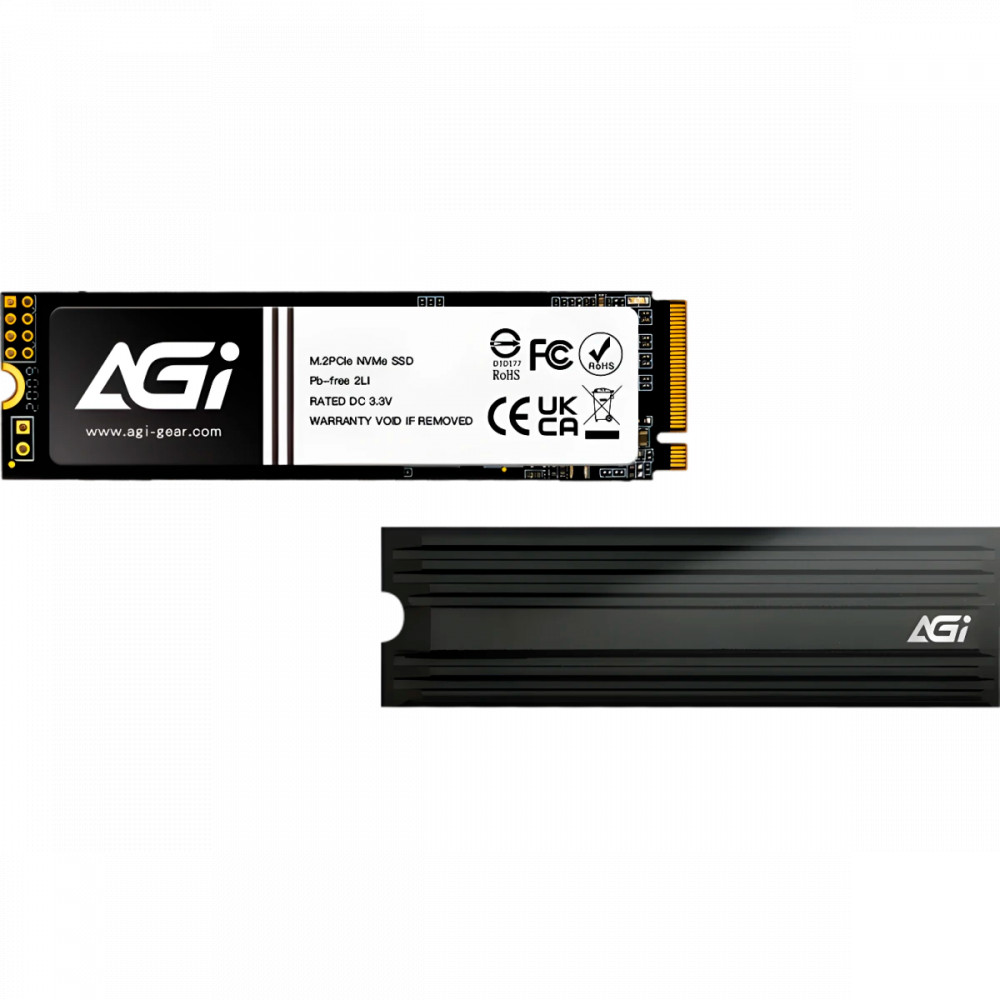 Жесткий диск ELP Imaging AGI AI828 AGI1T0G4LAI828 SSD (твердотельные), 1 ТБ, M.2, PCIe — фото товара