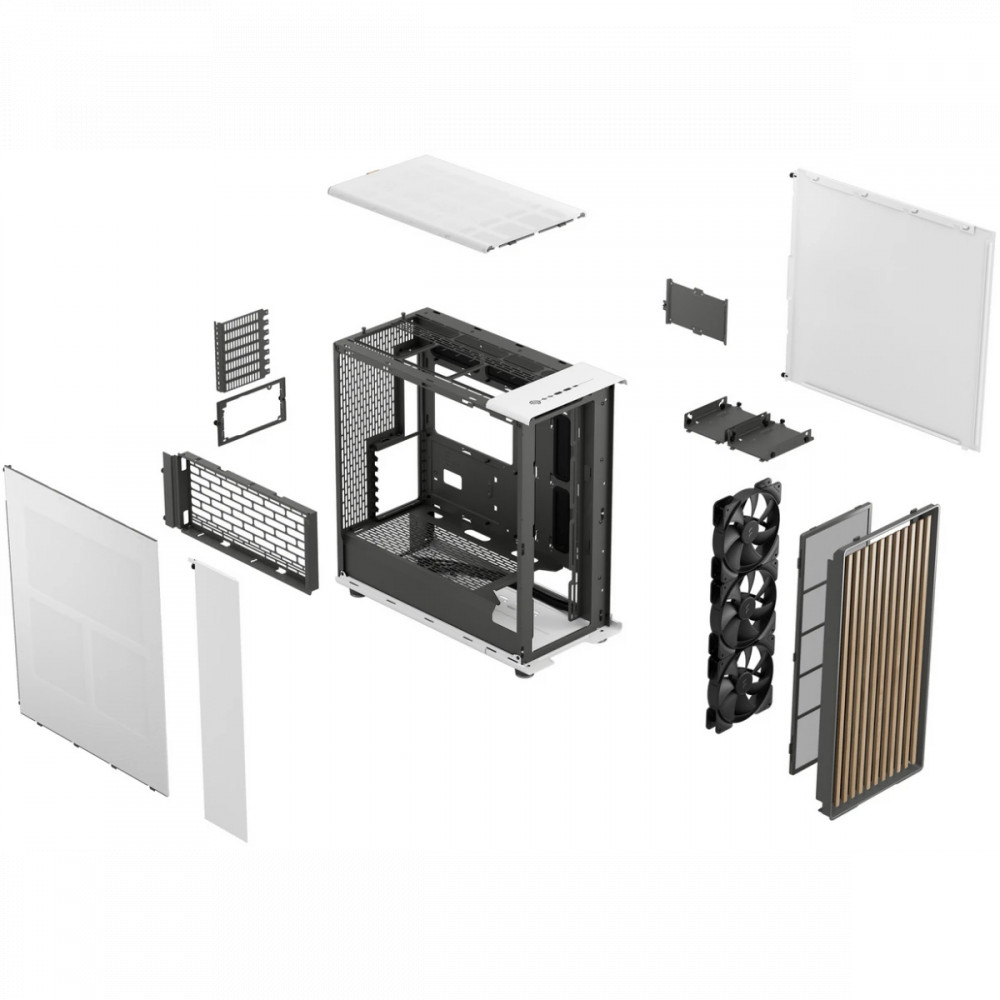 Корпус FRACTAL DESIGN North XL Chalk White FD-C-NOR1X-03 Full-Tower - миниатюра 5
