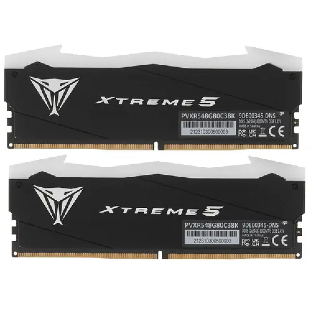 ОЗУ Patriot Viper Xtreme 5 RGB PVXR548G80C38K DIMM, DDR5, 48 Гб (2 x 24 Гб), 8000 МГц - миниатюра 2