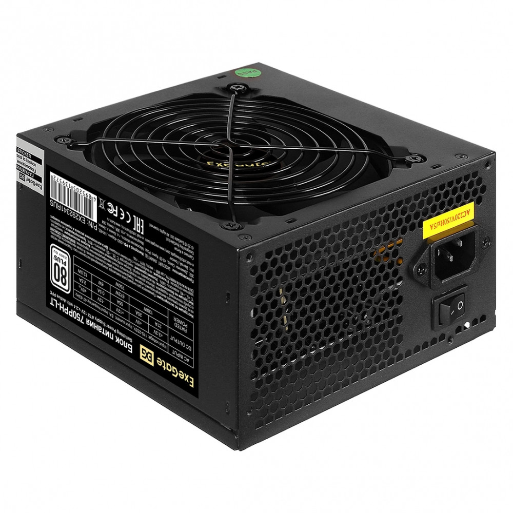 Блок питания ExeGate 750PPH-LT-OEM EX292341RUS-OEM 750 Вт - миниатюра 2