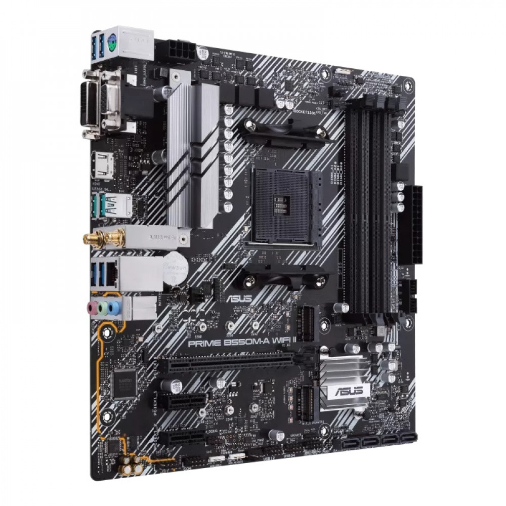 Материнская плата Asus PRIME B550M-A WIFI II Micro-ATX, AMD AM4 — фото товара
