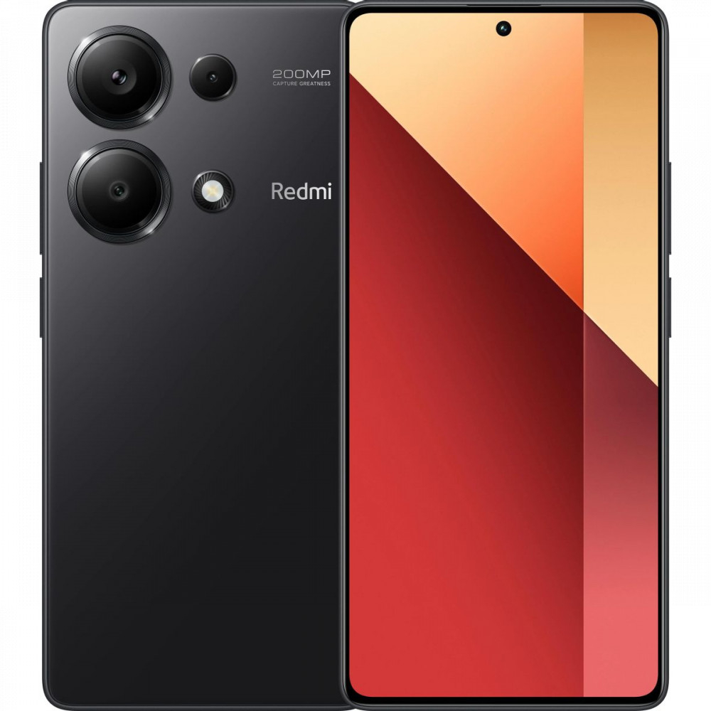 Смартфон Xiaomi Redmi Note 13 Pro Чёрный 23117RA68G 256 Гб, 8 Гб — фото товара