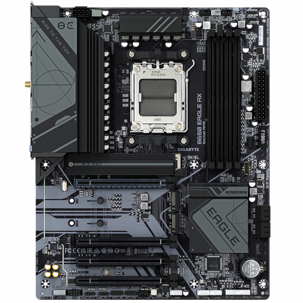 Материнская плата Gigabyte B650 EAGLE AX B650 EAGLE AX (REV 1.0) ATX, AMD AM5 - миниатюра 2