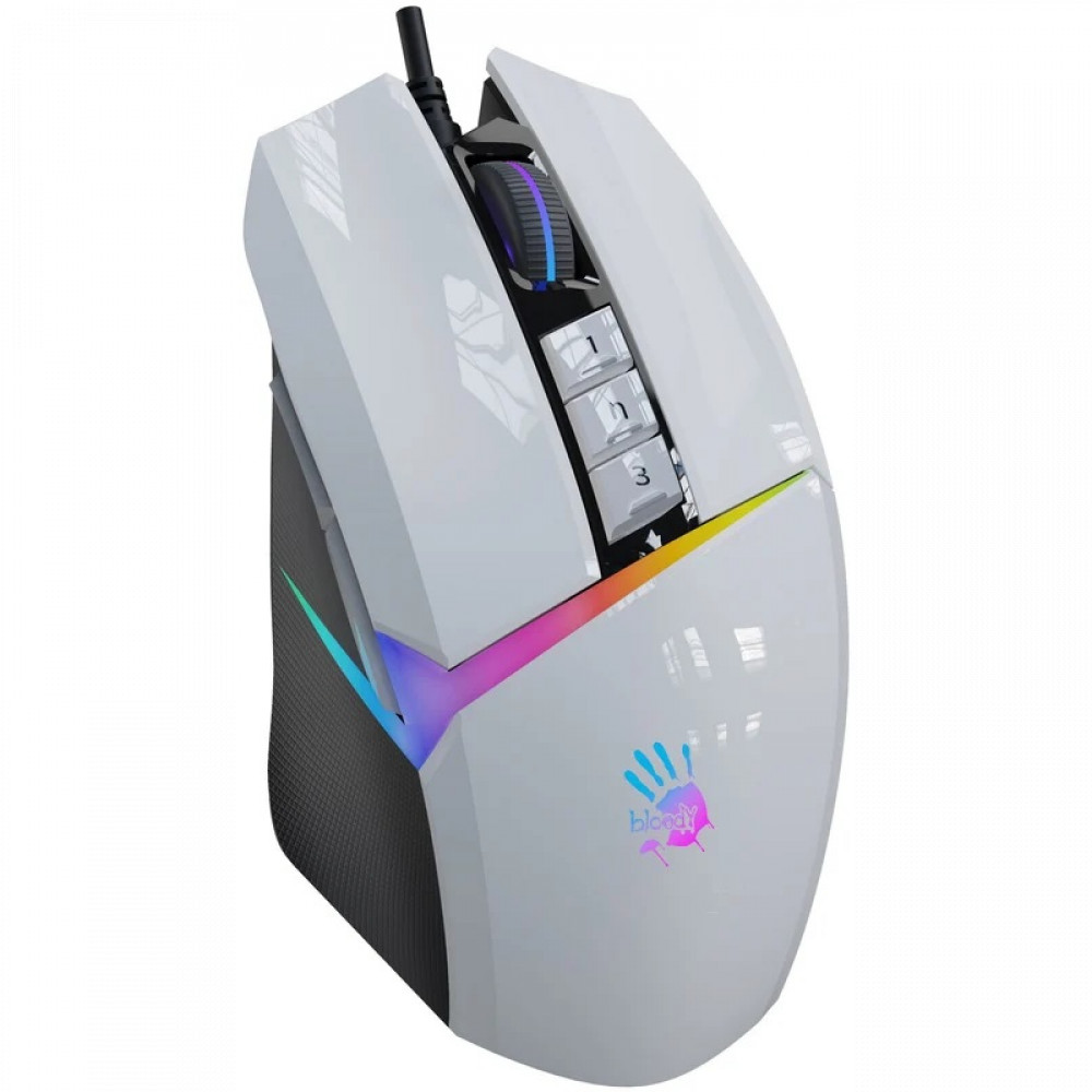 Мышь A4Tech Bloody W60-Max Panda White W60-Max (Panda White) Игровые, Проводная - миниатюра 2