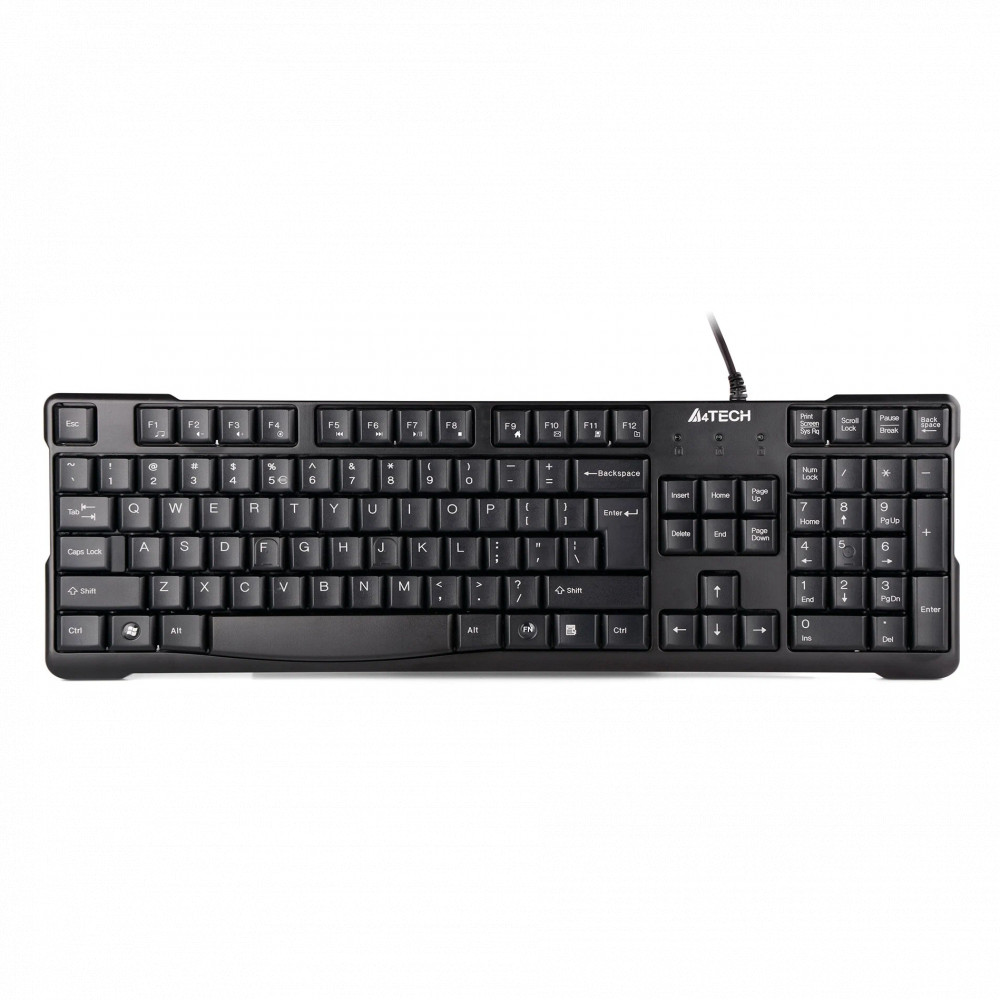 Клавиатура A4Tech KR-750 BLACK Проводная, USB — фото товара