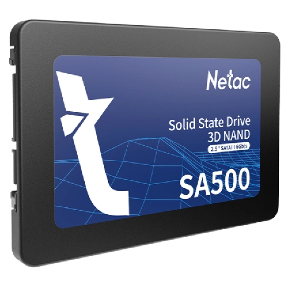 Жесткий диск Netac SA500 [NT01SA500-128-S3X] SSD (твердотельные), 128 ГБ, 2.5 дюйма, SATA - миниатюра 2