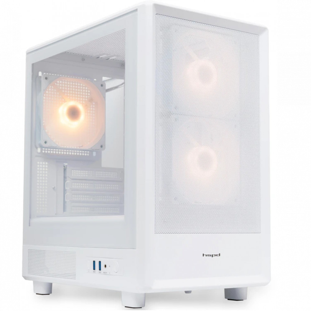 Корпус HSPD M310-TGWH-ARGB White Mini-Tower — фото товара
