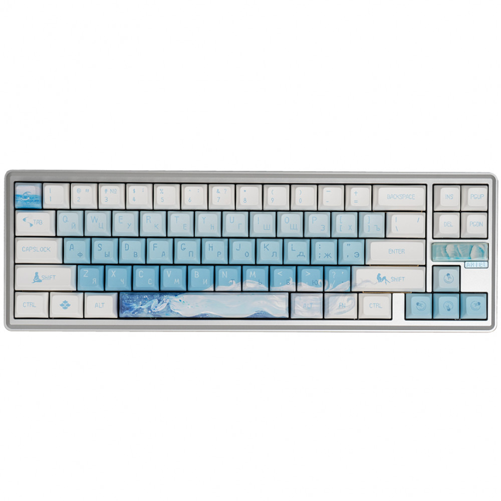 Клавиатура Varmilo Sword 68 Ariel VTP68 Varmilo MX Daisy L Switch A68A089F9A8A06A063 Беспроводная, Bluetooth — фото товара