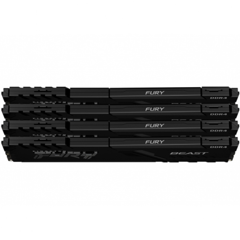 ОЗУ Kingston Fury Beast KF436C18BBK4/64 DIMM, DDR4, 64 Гб (4 х 16 Гб), 3600 МГц - миниатюра 3