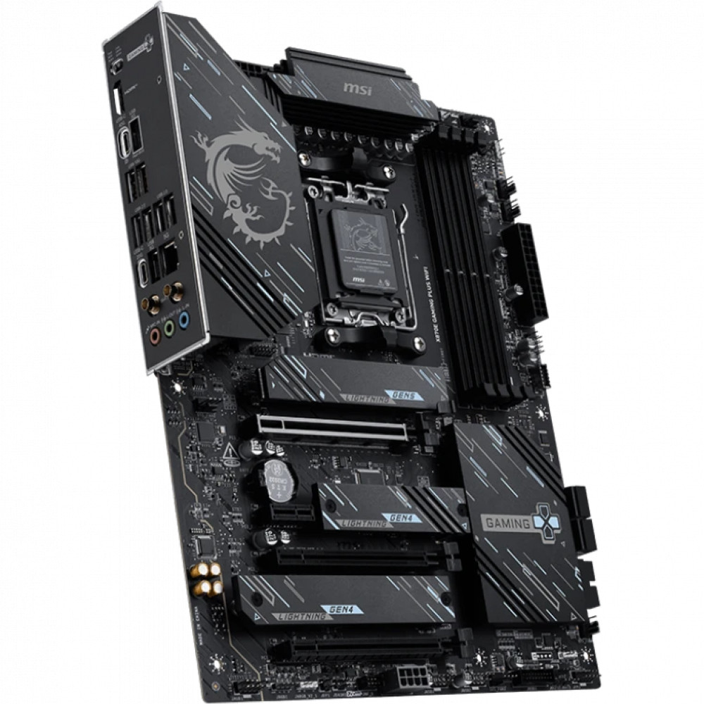 Материнская плата MSI X870E GAMING PLUS WIFI ATX, AMD AM5 - миниатюра 3