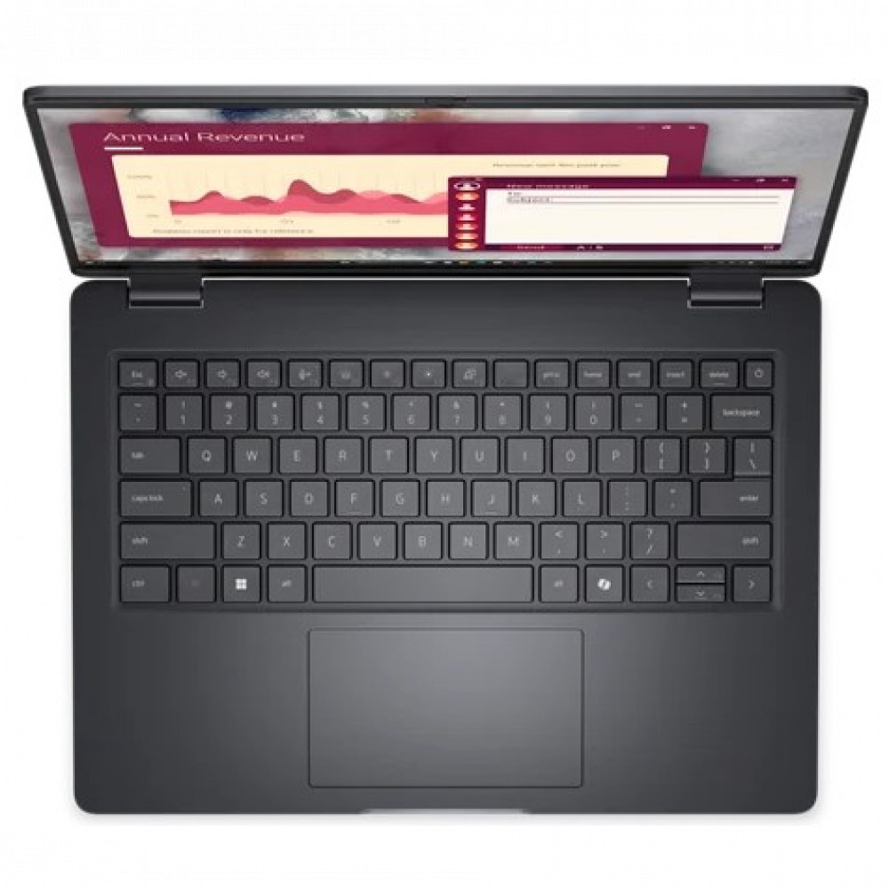 Ноутбук Dell 210-BRFT_1 14 ", WUXGA 1920x1200 (16:10), AMD, Ryzen AI 5 Pro, 16 Гб, 256 ГБ, Radeon 840M Graphics, Windows 11 Pro - миниатюра 2