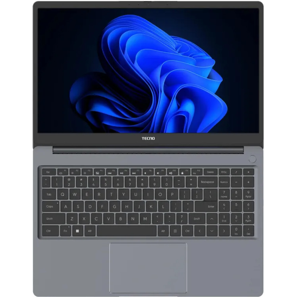 Ноутбук TECNO Megabook K15S K15SRA SPACE GREY 256GB 15.6 ", FHD 1920x1080 (16:9), Intel, Core i5, 8 Гб, 256 ГБ, Intel UHD Graphics, Windows 11 Home - миниатюра 4