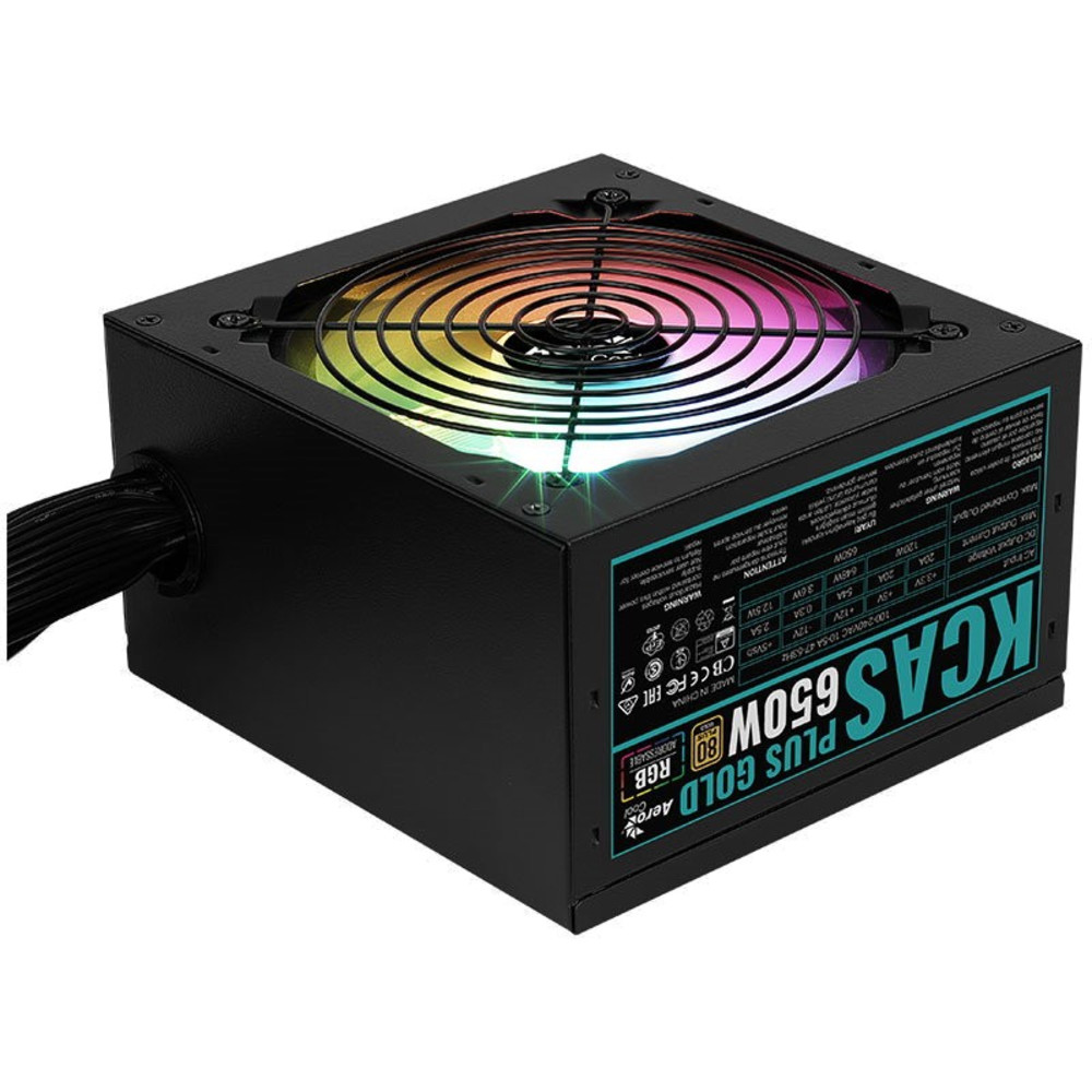 Блок питания Aerocool ATX 650W KCAS PLUS GOLD ACPG-KP65FEC.11 650 Вт - миниатюра 9