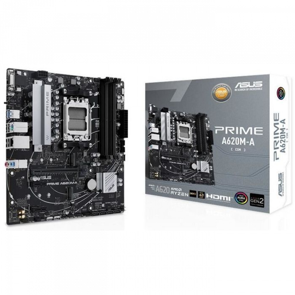 Материнская плата Asus Prime A620M-A-CSM 90MB1F10-M0EAYC Micro-ATX, AMD AM5 — фото товара