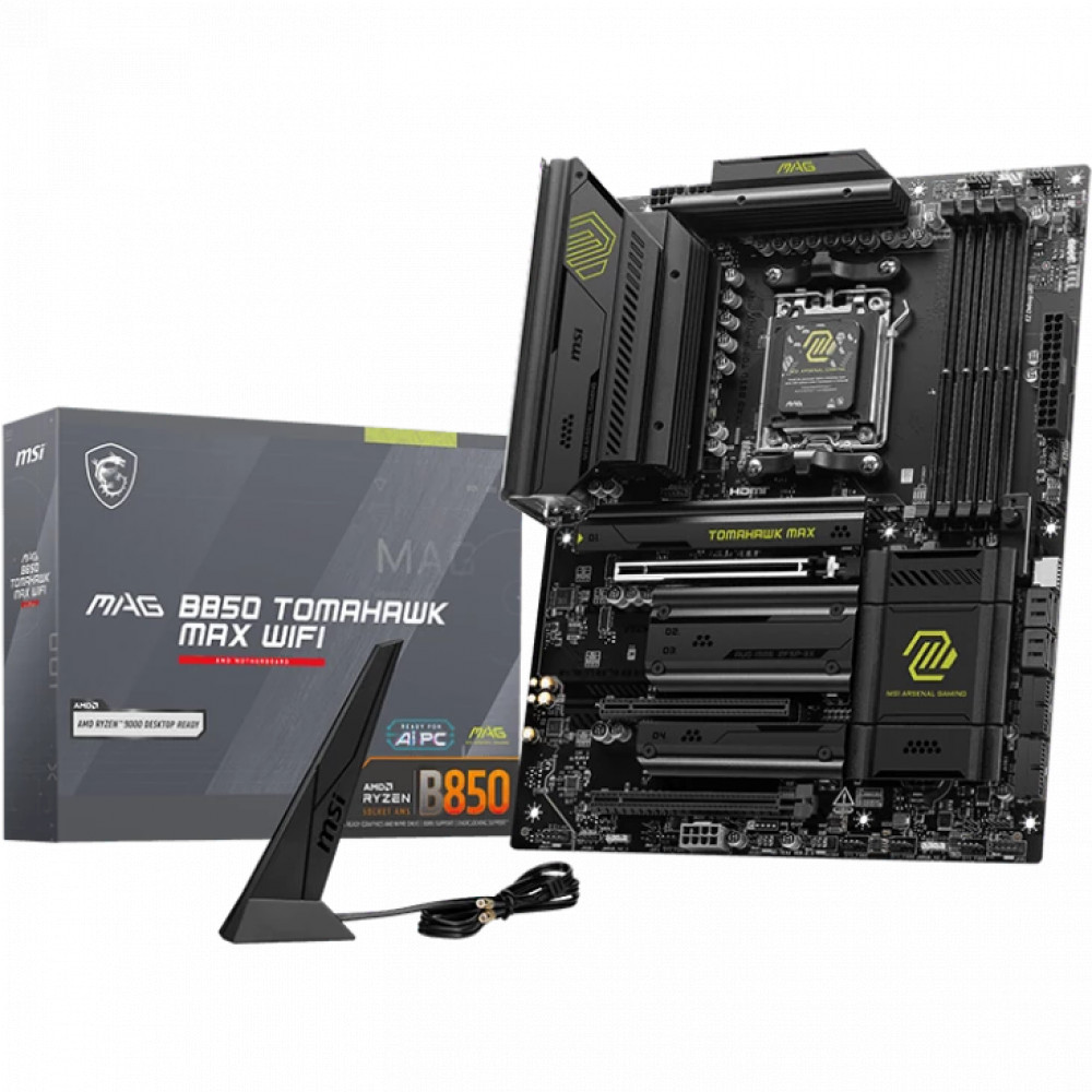Материнская плата MSI MAG B850 TOMAHAWK MAX WIFI ATX, AMD AM5 - миниатюра 5