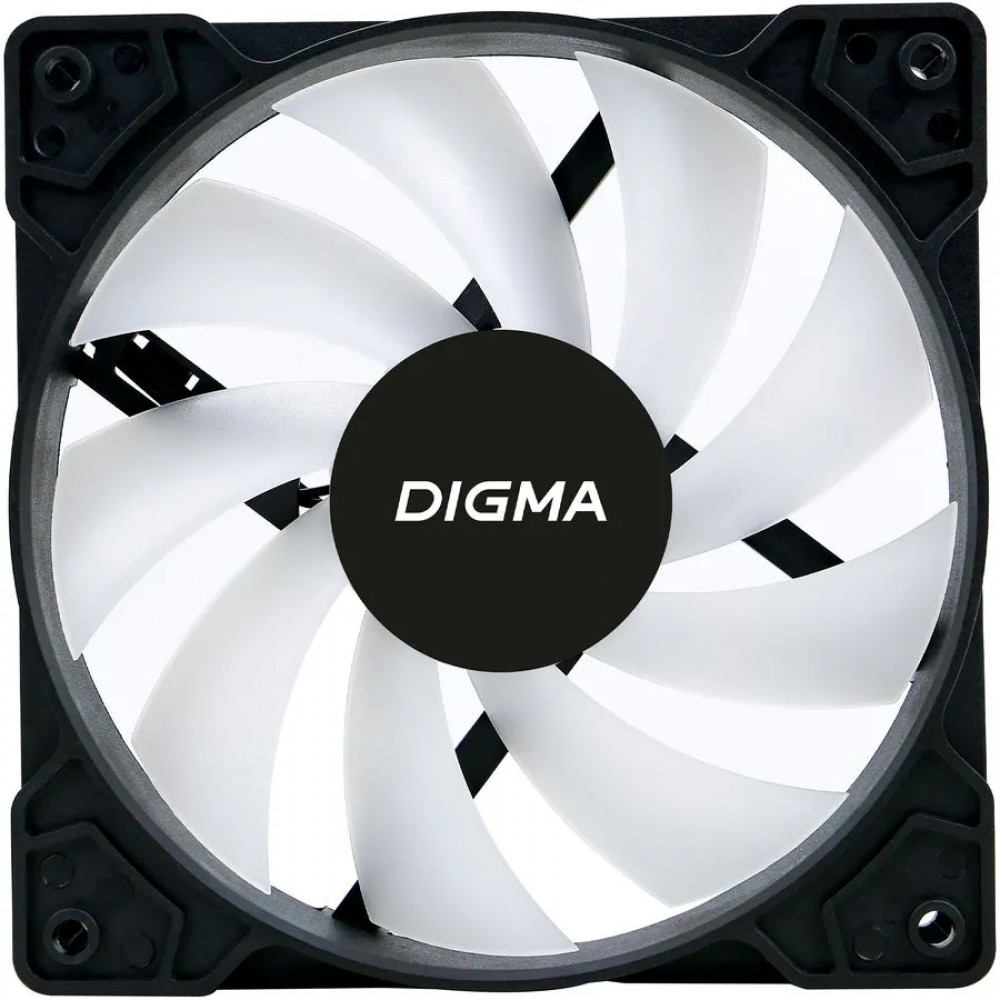 Система охлаждения Digma DFAN-FRGB1 Для системного блока - миниатюра 2
