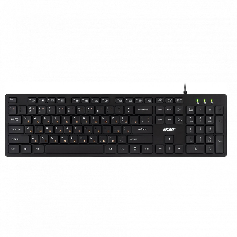 Клавиатура Acer OKW122 ZL.KBDEE.00C Проводная, USB — фото товара