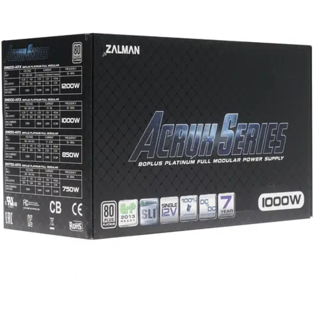 Блок питания Zalman ZM1000-ARX 1000 Вт - миниатюра 8