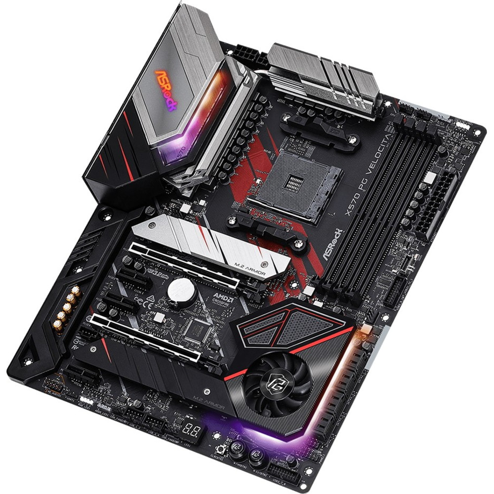 Материнская плата ASRock X570 PG VELOCITA ATX, AMD AM4 - миниатюра 2