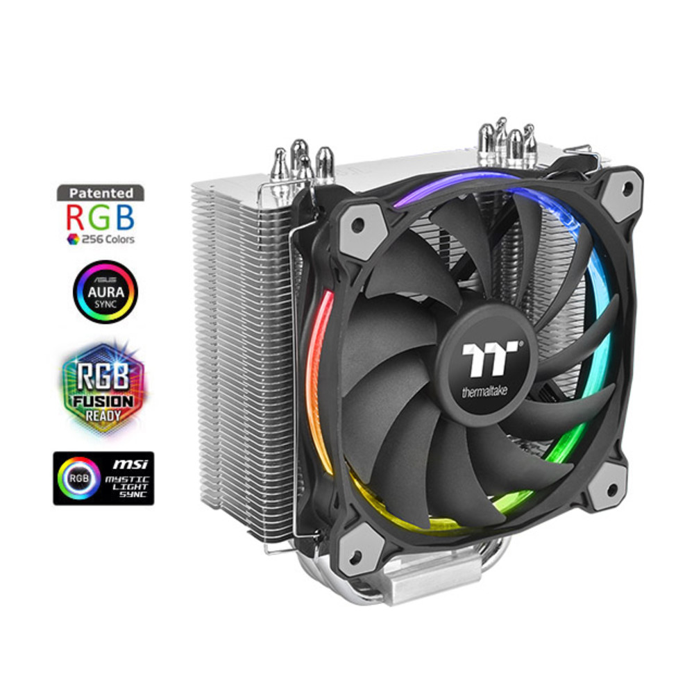 Система охлаждения Thermaltake Riing Silent 12 RGB Sync CL-P052-AL12SW-A Для процессора — фото товара